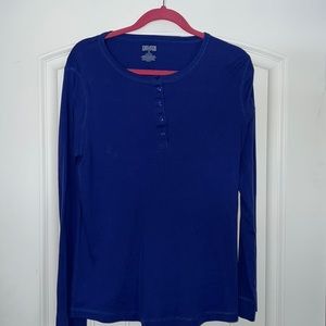 Royal blue Duluth Trading Co long sleeve